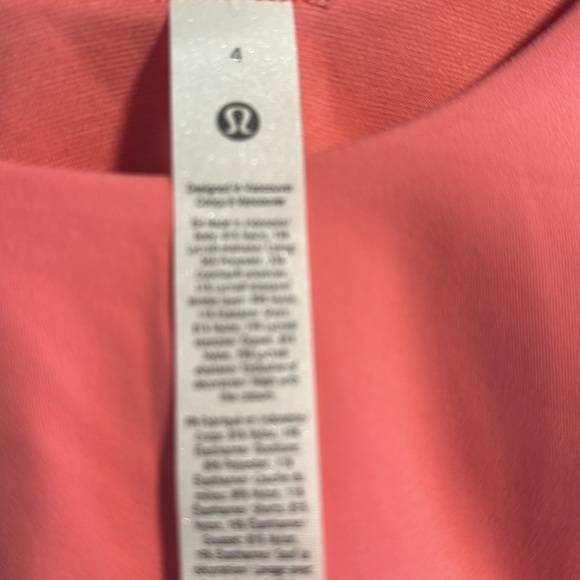 Lululemon Align Dress NWT Short Sleeve Sakura Pink - Picture 8 of 8